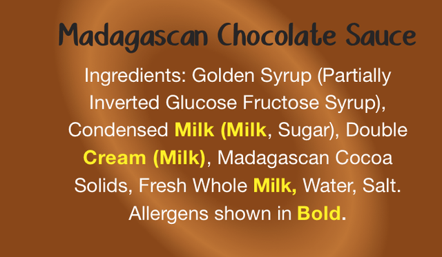 Don's Madagascan Chocolate Sauce 