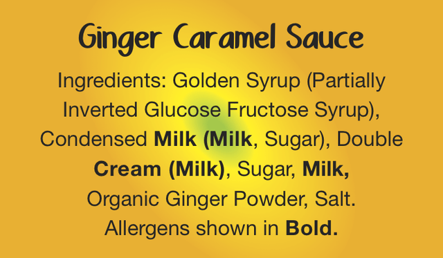 Don's Ginger Caramel Sauce 